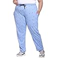 CUPID Woman's Printed Cotton Comfortable Track Pant, Sports Trouser, Joggers for Lounge Wear n Gym Wear for Ladies