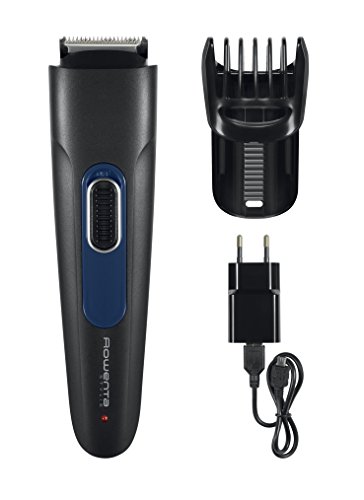 Rowenta TN2800F4 Tondeuse Barbe Stylis Rasage Lames Acier Inoxydable Auto-Affûtage Autonomie 90 Minutes