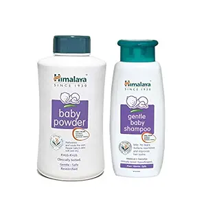 Himalaya Baby Powder, 700g and Shampoo (400 ml) Combo