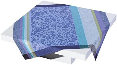 Le Jacquard Francais 20735 Small Square Provence Cotton Napkin Lavender 120 x 120 cm Blue