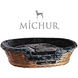 MICHUR LUMPI TABAK, Hundebett, Katzenbett, Hundekorb, Katzenkorb, WEIDE, RATTAN, TABAK, in verschiedenen Größen erhältlich!
