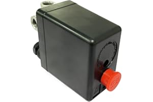 Haobase Compressore d'aria Pressostato Valvola di Controllo 90-120 PSI 240 V