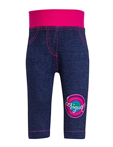 Desigual Baby-Girls Roser Leggings, Pink (Fuchsia Rose), 18-24 Months (Manufacturer Size:24 Months)