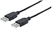 Produktbild Manhattan 353915 Hi-Speed USB 2.0 Anschlusskabel (A-Stecker auf A-Stecker) 3 m schwarz