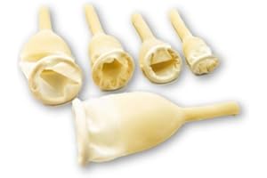 E&E MEDICAL SUPPLIES LTD. 30pcs / Monthly Pack - Male Latex Urinary Sheath (Medium 21mm - 24mm Diameter) - Uridome - External Catheter for Men – Compatible with Leg Bag, Night Bag, and Catheter Systems