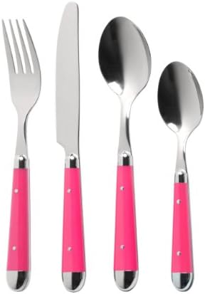 Cutlery set High Quality Stainless Steel In Pink colour New Style Dinning set of 8 pieces