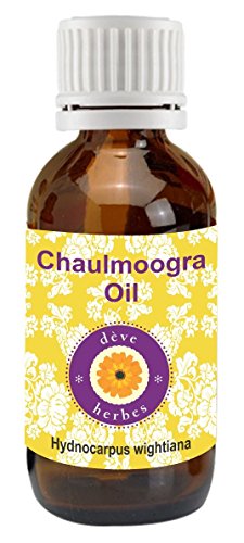 Deve Herbes Pure Chaulmoogra Oil (Hydnocarpus wightiana) | Cold Pressed | Natural | Undiluted | For Diluting Essential Oils | For Skin & Massage | Men & Women | 50ml