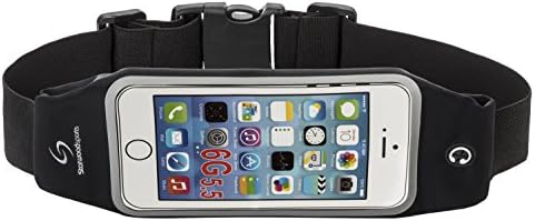 Running Belt Waist Pack for iPhone 6S - 6 or 6 PLUS with Transparent Touch Screen Window – Fitness Belt for Women and Men