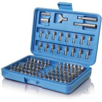 03129 , BITS SET 100 TLG. 1/4" IN AUFBEWAHRUNGSBOX