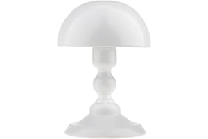 B BAOSITY Baosity Vintage Style Metal Freestanding Hat Rack/Cap/Wig Holder Display Stand - White