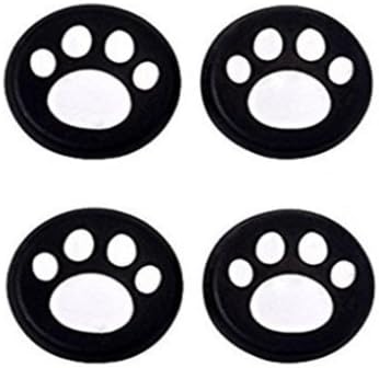 Hihouse Silicone Analog Thumb Grip Stick Cover Caps for PS4 PS3 PS2 Xbox 360 Xbox One S Controller (4 pack / 2 Pair ) (white)
