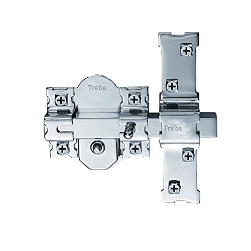 Traba 247121 Cerrojo 301-R Niquelado B/70 Llaves Iguales