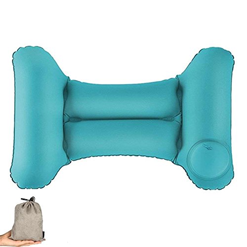 Preisvergleich Produktbild Reisekissen Aufblasbares Camping Kissen Nackenkissen Lendenkissen für Camping, Garten, Strand, Urlaubsreise,Outdoor, Büro, Reise