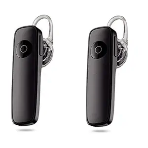 EASYSHOP K1 Wireless Earphone Bluetooth Headset, Single Ear Bluetooth with Mic; Jogging; Driving; Music Control Bluetooth Earpice for All Smartphones. (Pack of 2)