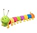 Produktbild UChic 1 STÜCKE 50 cm / 20 zink Bunte Inchworm Weiche Schöne Raupenkissen Plüsch Inchworm Weichen Raupe Spielzeug Nette Developmental Kind Baby Puppe