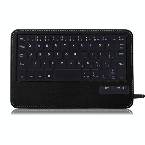 Samsung Galaxy Tab A 9.7 Bluetooth Tastatur Hülle Keybord Case – MoKo PU Leder Tasche Schutzhülle mit abnehmbarer Wireless Bluetooth Tastatur QWERTY Layout für Galaxy Tab A 9.7 Zoll Tablet, Schwarz - 8