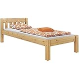 Erst-Holz 60.38-09 Einzelbett mit Rollrost - 90x200 - Massivholz Natur