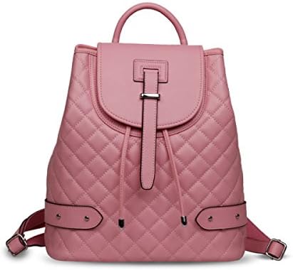 Lingge Women's Travel Backpack Shoulder Bag,Pink-OneSize