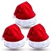 Produktbild C-Oral 3 Stück Set Weihnachtsmütze Mütze Weichnachten Weich Nikolausmütze, Weihnachtsdeko, Kostüm-Accessoire