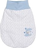 Schnizler Unisex Baby Schlafsack Strampelsack Mond mit Elastischem Umschlagbund, Oeko Tex Standard 100