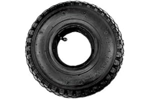 Geko G71030 Pneu et chambre à air, 3.00–4/2PR, Noir