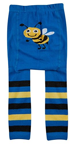 Tick Tock Baby Boys Cotton Rich Design Leggings Blue 0-6 months