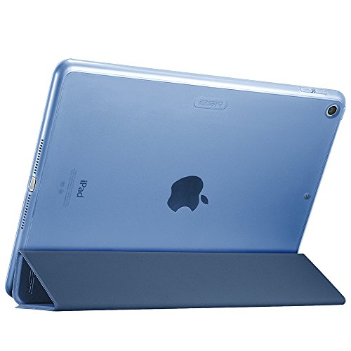 Neues iPad 2017 iPad 9.7 Zoll Hülle, ESR® Yippee Bildserie Cover Auto aufwachen / Schlaf Funktion Smart Case Wickelfalz Ledertasche mit Lichtdurchlässig Rückseite Abdeckung Schutzhülle für Neue iPad 9.7 2017 (Marineblau) - 3