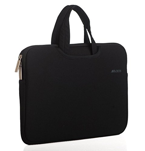 MOSISO Wasserdicht Neopren Hülle Sleeve Aktentasche für 12,9 Zoll iPad Pro, 13-13,3 Zoll MacBooks, Laptops Farbe: Farbe: Schwarz - 7