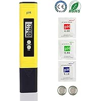 PH Tester Misuratore Digitale , GOCHANGE Multi Funzione Digital PH Tester / Portatile PH test/ per Idroponica Piscina Acquario,ecc.