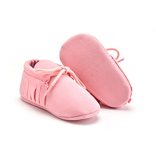 Baby Shoes, Infant Moccasin Anti-Slip Xmas Soft Sole Tassels Sole Suede Toddler Boy Girls Newborn Prewalker