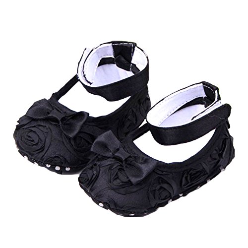 Cute Baby Girl Crib Shoes Comfortable AntiSlip Princess Toddler 0-12 month