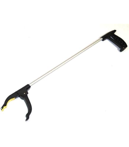 GroundMaster - Litter Picker (76cm) Long - Best Extension Mobility Aid - Heavy Duty Tool For Sock Assist, Fishing, Litter Picker, Garden Nabber