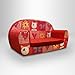 Ready Steady Bed Kitty Patchwork Cover for Children's Foam 2 Seater Sofa