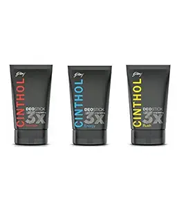 Cinthol Deo Stick Rush, Intense, Energy Combo - Set of 3 Pcs