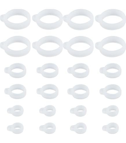 Anelli In Silicone Anti-Smarrimento - Kit 60 Pezzi Per Cinturini E Portachiavi - Foto 3