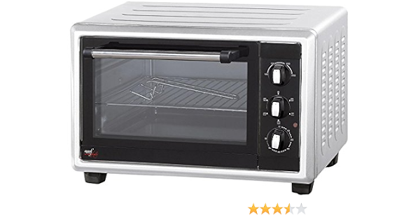 Melchioni oven classic 45 new 45 lt ventilated - silver: Amazon.co.uk: Home  \u0026 Kitchen