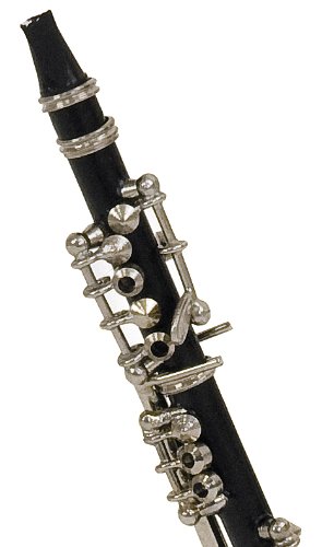 Kleine Klarinette Miniatur – im Bakelit – Dekorationsgegenstand – Geschenk Musik – In seinem Kästchen mit Unterstützung geliefert – Höhe 16 cm - 2