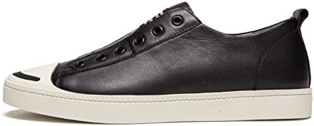 Loafer Flats Men's flat heel shoes,foot shoes-A Foot length=23.8CM(9.4Inch)