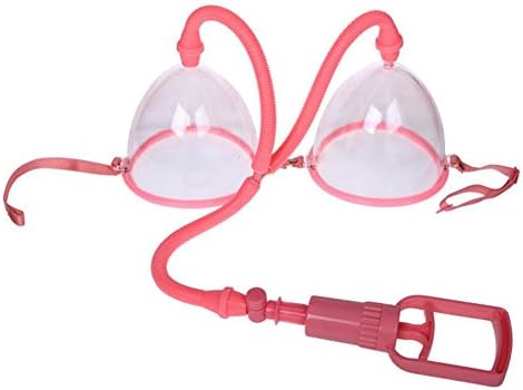 SMCOOL Manual Double Cup Breast Enlargement Massage Vacuum Negative Physical Exercise