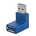 Produktbild huihuger auf USB-3.0-A-Stecker auf Buchse, 90-Grad-Winkel-Adapter