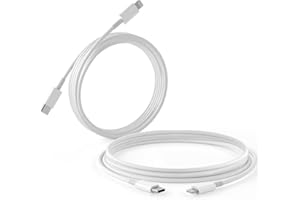 ANKUY cargador iphone usb [MFi Apple Certificado] 2PCS 2M Cable Carga Rápida de Compatible con iPhone 14 13 12 11 Pro XS MAX XR X 8 Plus 7 Plus 6S 6 Plus 5-Blanco