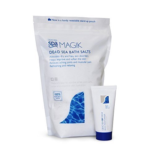 Dead Sea Spa Magik Dead Sea Bath Salts 1kg/35oz with free 50ml Spa Magik Moisturiser worth £6!