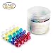Produktbild Transparente Farbige Magnete Push Pins, iSolem 50 Stücke Bunte Magnet Kegel, Tafelmagnete für Whiteboard, Kühlschränke, Magnettafel in 5 Farben