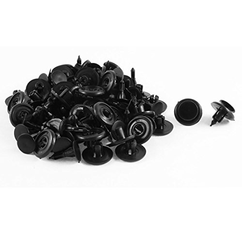 Preisvergleich Produktbild sourcing map Auto 7mm Loch T Kotflel Plastik Druck Nieten 50stk DE
