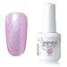 Elite99 Gel Nail Polish Soak Off UV LED Gel Nail Varnish Manicure Lacquer 15ml Glitter Pink (1326)