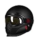 Produktbild Henpooseng Modular Open Face Helm Casco Motocicleta Capacete Helme matt Black XL