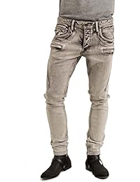 trueprodigy Casual Hombre marca Jeans Pantalon elastica ropa retro vintage rock vestir moda deportivo vaquero slim fit designer cool urban fashion tejanos denim color azul 6273104-1056