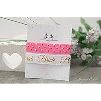 Armband Set - Bride / Hochzeit, JGA, Braut, Junggesellinnenabschied