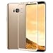 Produktbild Für Samsung Galaxy S8 / S8 plus gehärtetem Glas Display Schutz Anti-Splitter Anti-Kratzer 9H hart Shockproof gehärtetes Glas gebogenen Rand Voller Deckung 3D Bildschirm Schutz für Samsung Galaxy S8 / S8 + (Galaxy S8, Gold)