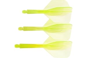 Trinidad Darts Condor axe Shape Neon Amarilla Larga 33. 5mm 3 uds.